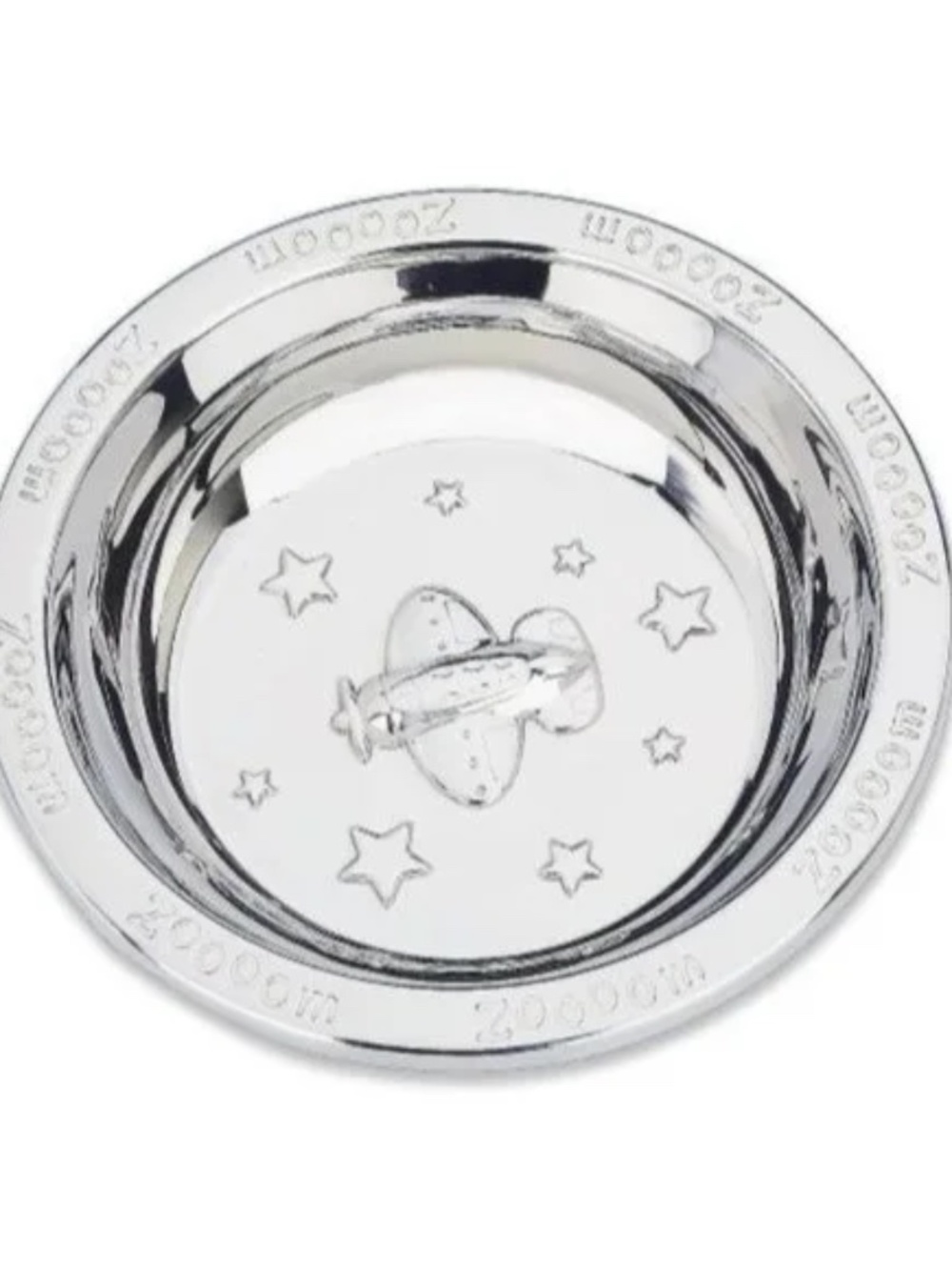Reed & Barton Zoom Zoom Double Walled Stainless Steel Feeding Bowl - NEW IN BOX